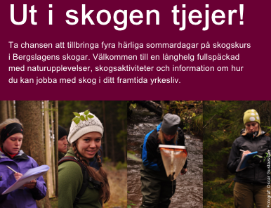 Skogskurs för tjejer